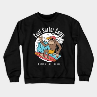 Cool surfer camp Malibu Crewneck Sweatshirt